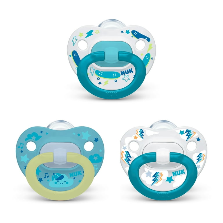 NUK Orthodontic Pacifier Value Pack Boy 6 18 Months 3 Pack