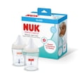 thumbnail image 1 of NUK Perfect Match Anti-Colic Glass Baby Bottle, Slow Flow Silicone Nipple, 4 oz, 2 Pack, 1 of 9