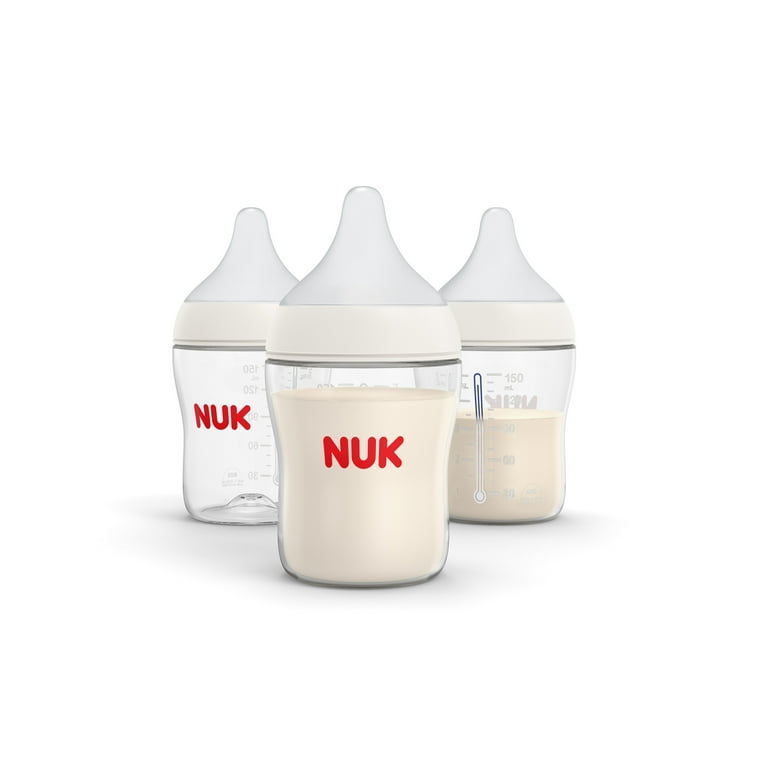 NUK Perfect Match Baby Bottle, Slow Flow, fl oz, Pack