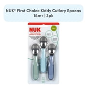 NUK First Choice Kiddy Cutlery Spoons, 3 Pack