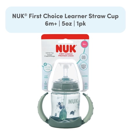 NUK First Choice Learner Straw Cup, 5 oz, 1 Pack