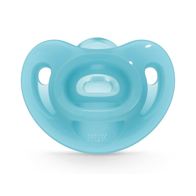 NUK Sensitive Orthodontic Pacifiers, 0-6 Months, 2-Pack