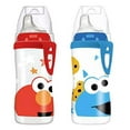 thumbnail image 1 of NUK Sesame Street Active Sippy Cup, 10oz, 2 Pack, Elmo and Cookie Monster, 1 of 6