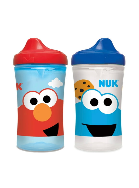 NUK® Sesame Street® Hard Spout Cup, 10 oz, 2 Pack, 12+ Months, Unisex