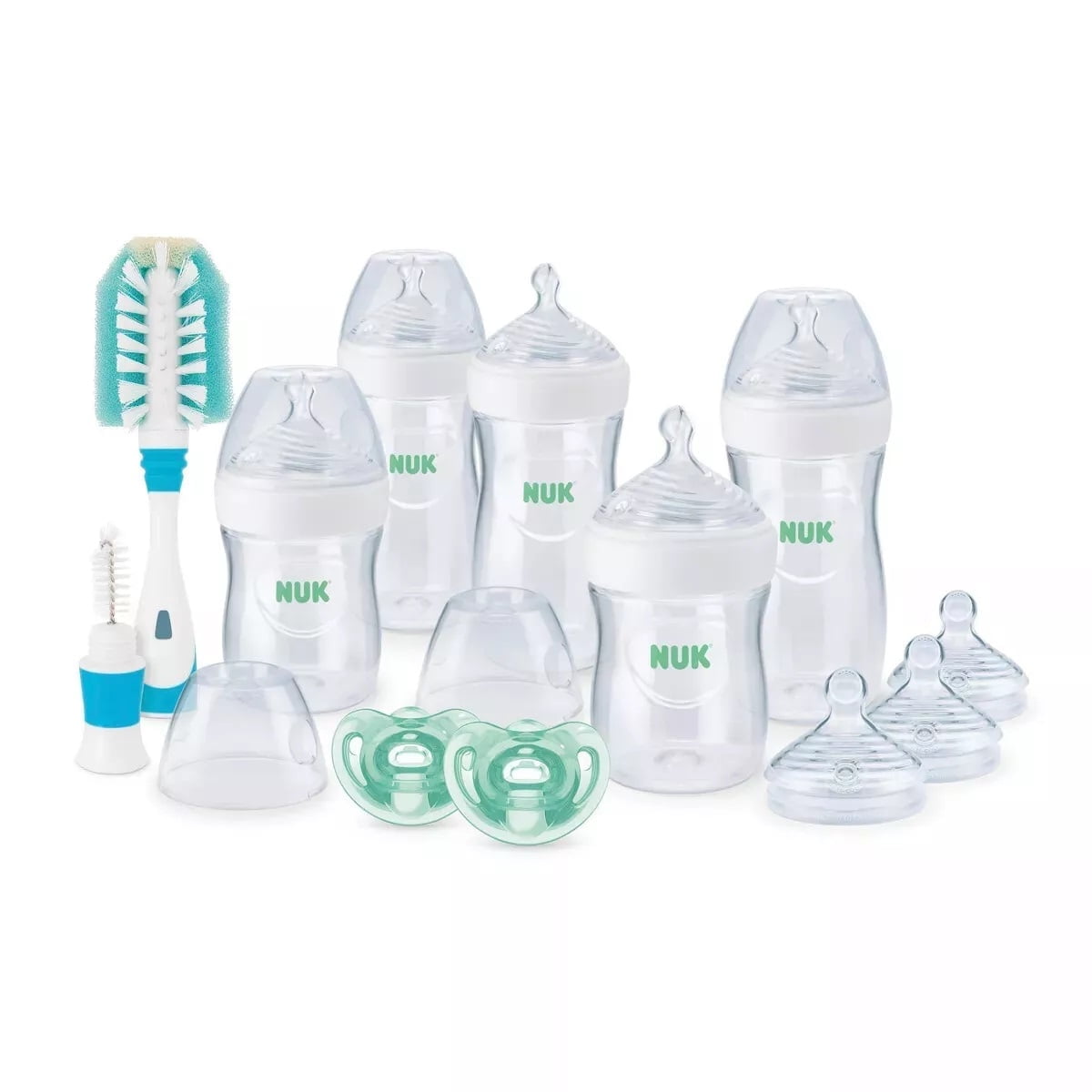 NUK Simply Natural 11-Piece Newborn Anti-Colic Baby Bottle Gift Set