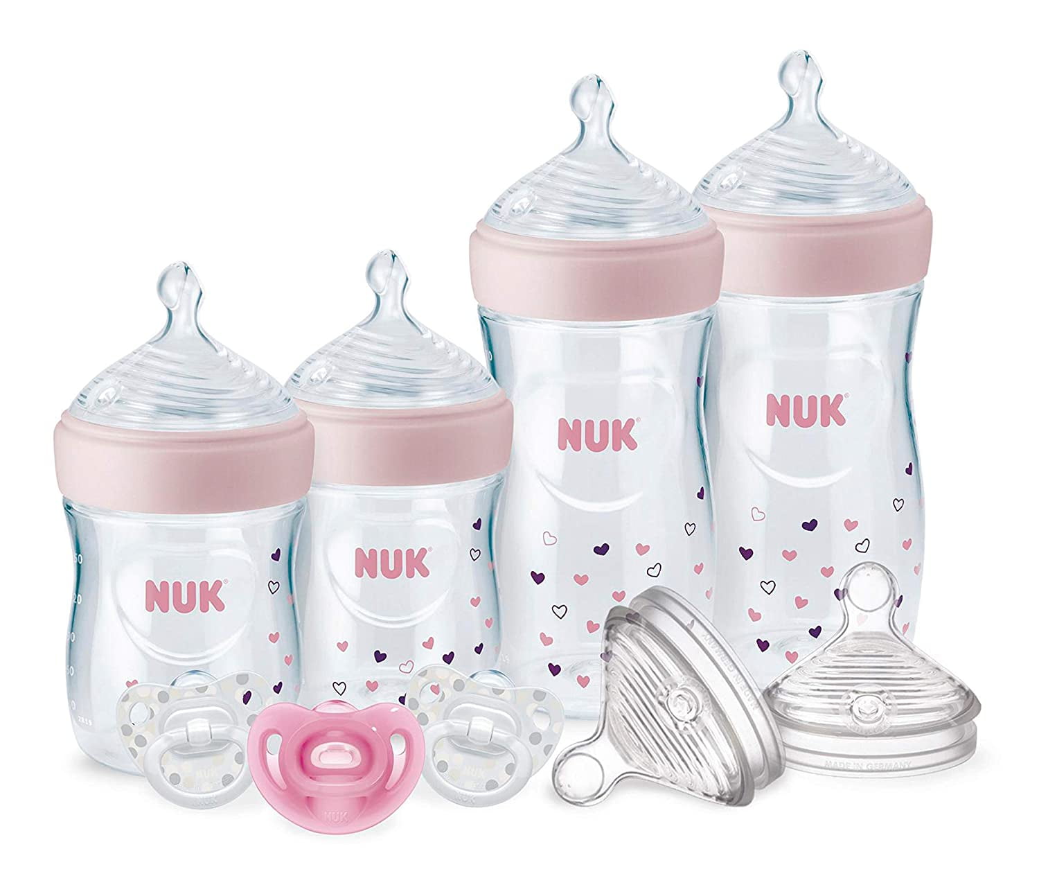 NUK Simply Natural Baby Bottles with SafeTemp Gift Set