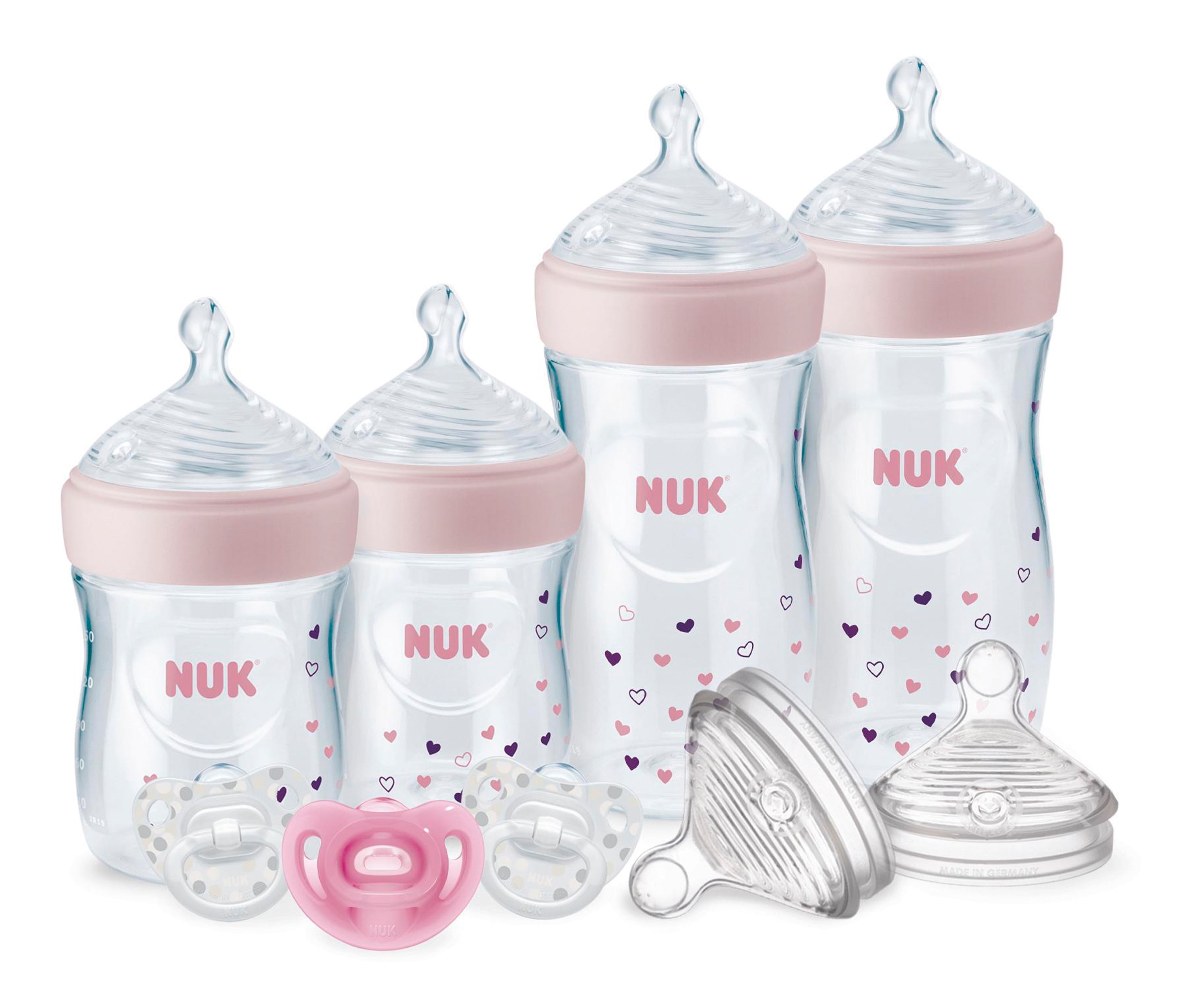  NUK Perfect Start - Juego de biberones de 0 a 6 meses sin BPA :  Bebés