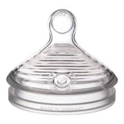 NUK Simply Natural Fast Flow Bottle Nipples, 2 Pack, 6+ Months