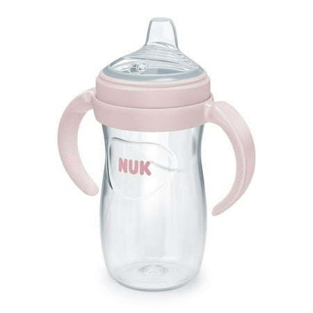 NUK Simply Natural Learner Cup, 9 oz Soft Spout Sippy Cup, 1 Pack, 6+ Months
