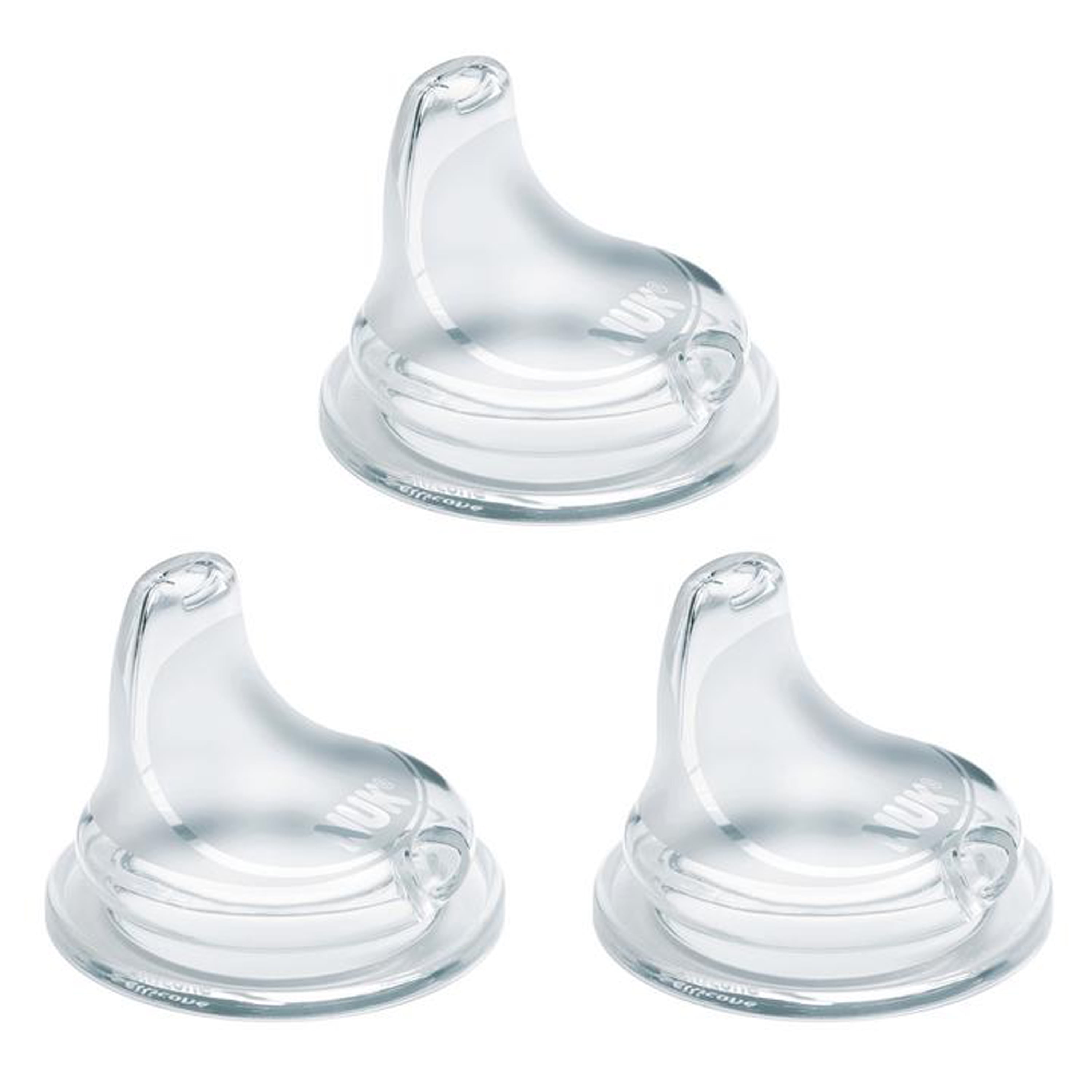 NUK Simply Natural Learner Cup Replacement Spout, 3pk, Unisex