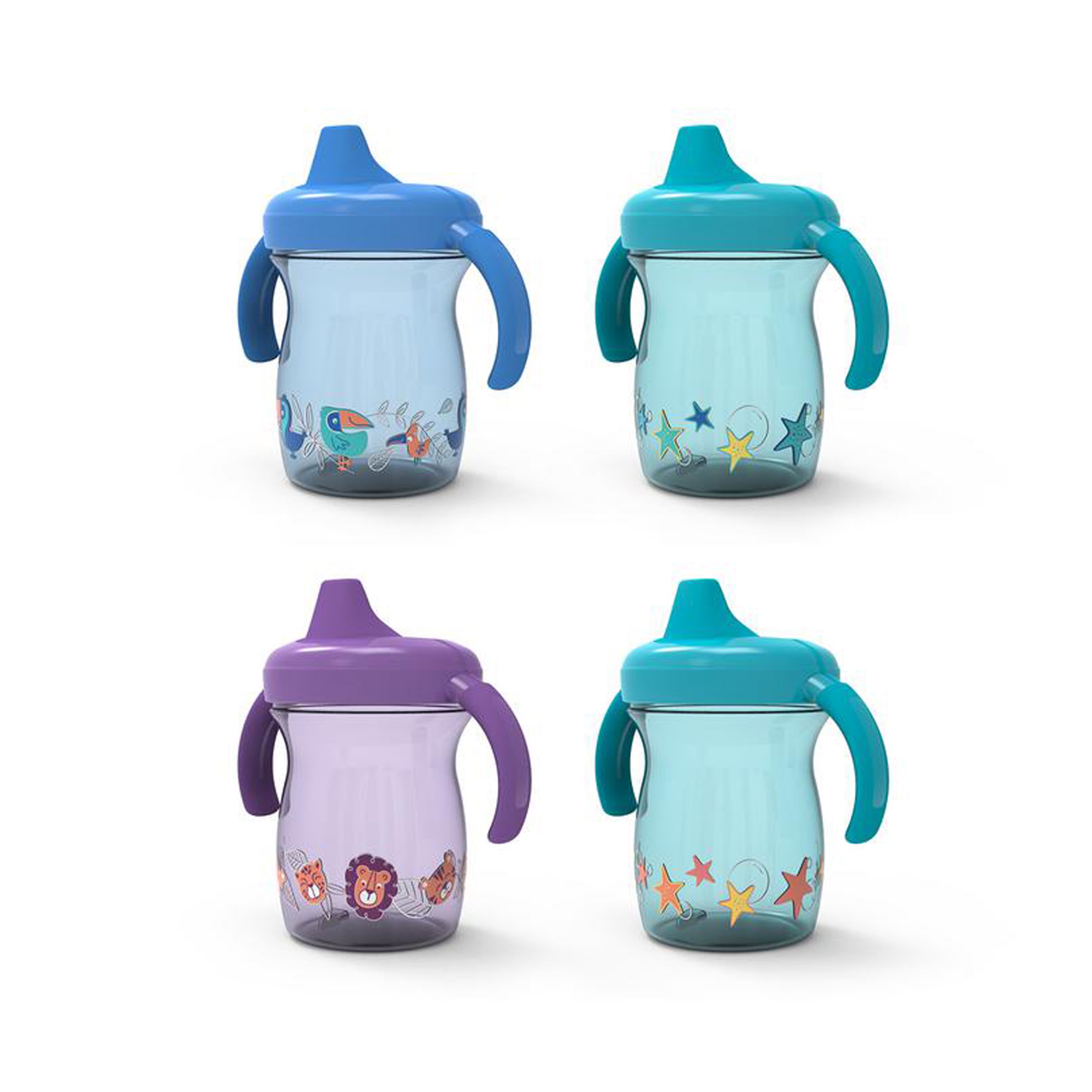 NUK Sip & Smile Soft Spout Learner Cup, 2-Pack, Color May Vary