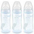 thumbnail image 1 of NUK Smooth Flow Anti-Colic Bottle, 10 oz, 3-Pack, Blue, 1 of 9