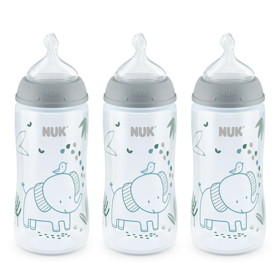 NUK Smooth Flow Anti-Colic Bottle, 10 oz, 3-Pack