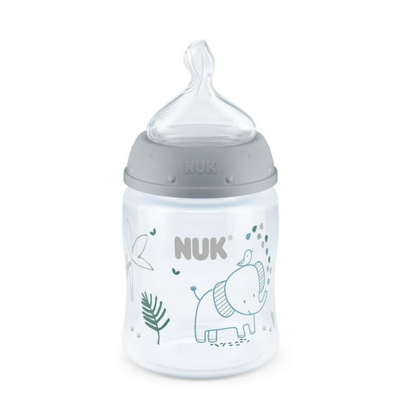 NUK Smooth Flow Anti-Colic Bottle, 5 oz,Woodland, 1 Pack, 0+ Months