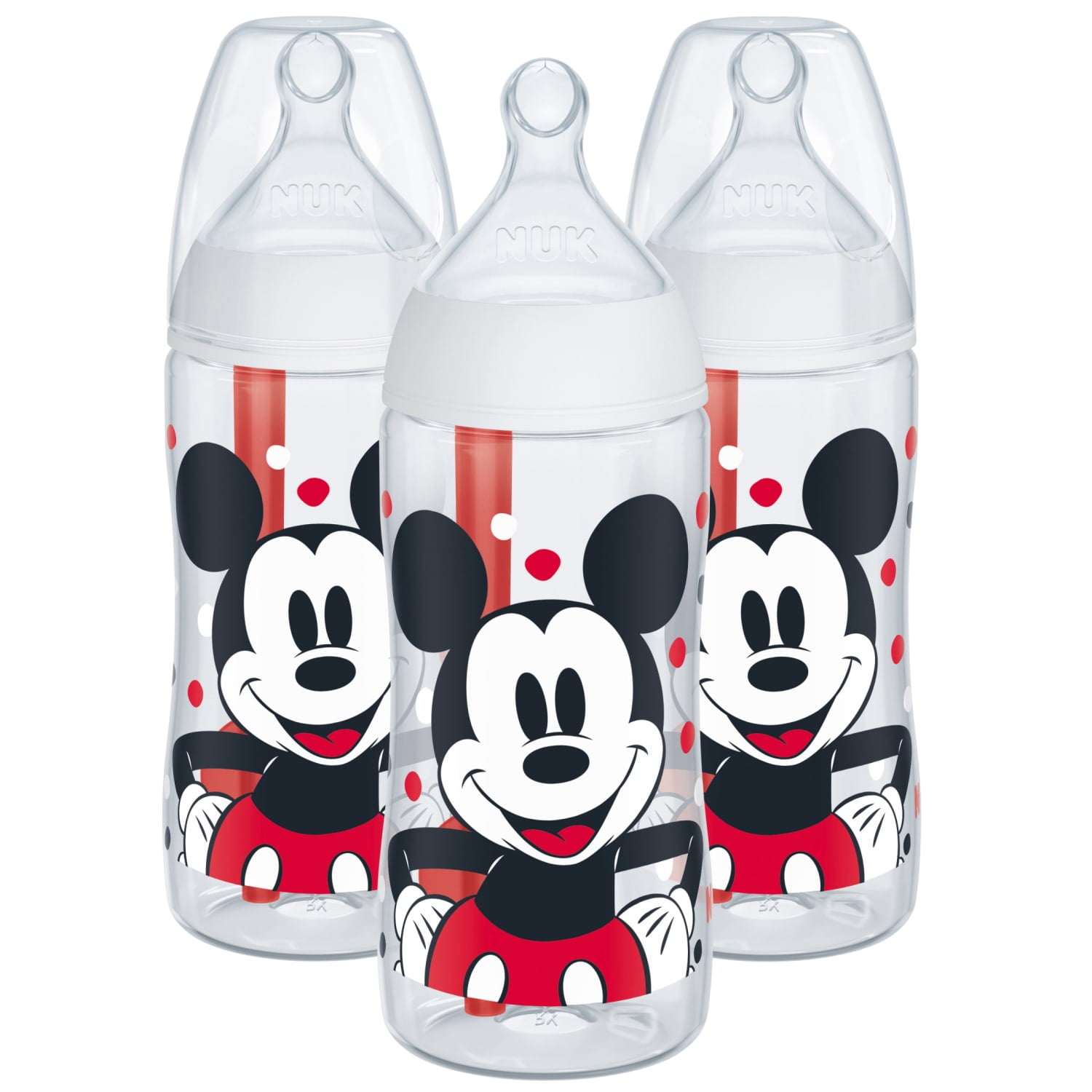 NUK Smooth Flow Pro Anti-Colic Baby Bottle, Mickey Mouse