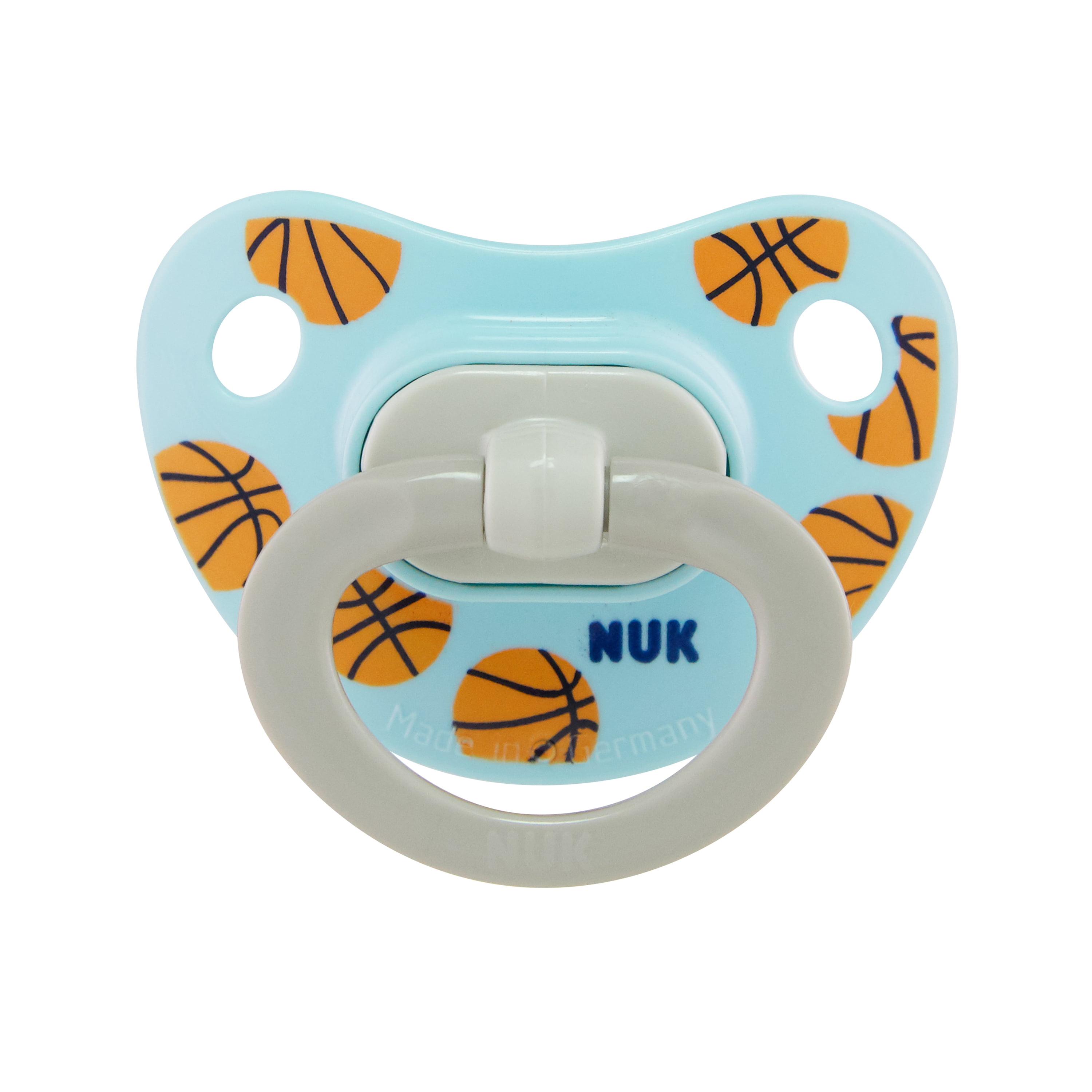 NUK Sports Orthodontic Pacifiers, Boy, 0-6 Months, 2-Pack