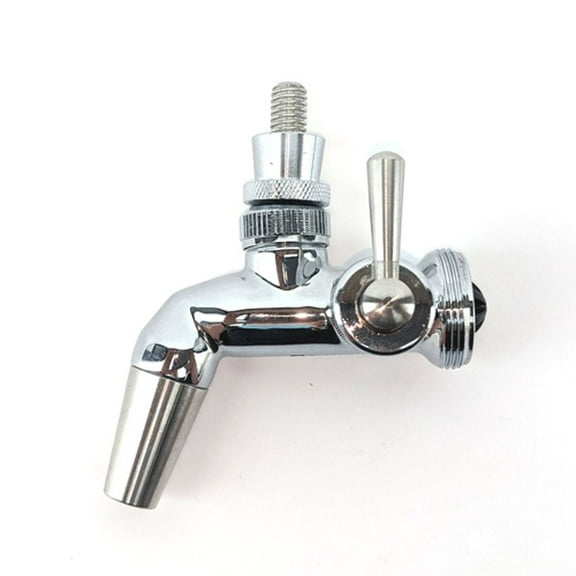 NUKATAP Stainless Steel Draft Beer Faucet with Flow Control
