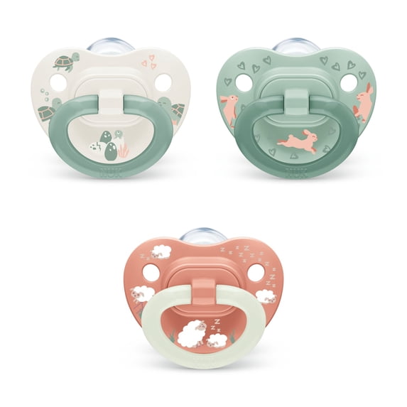 NUK First Choice Classic Pacifier, 0-6 months, 3-Pack