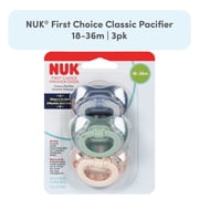 NUK First Choice Classic Pacifier, 18-36 months, 3-Pack