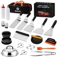 thumbnail image 1 of NULAS 27Pcs Griddle Accessories Kit with Spatula & Burger Press, Flat Top Grill Tools for Blackstone Outdoor BBQ, 1 of 8