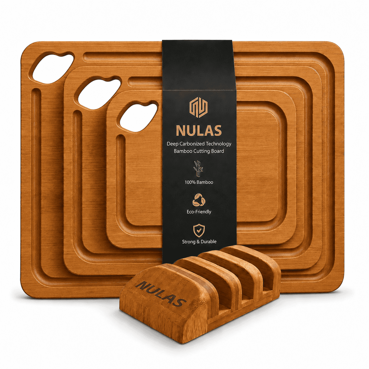 Walmart – NULAS 4-Piece Bamboo Cutting Board Set - $19.99 w/ $6 Extra Savings