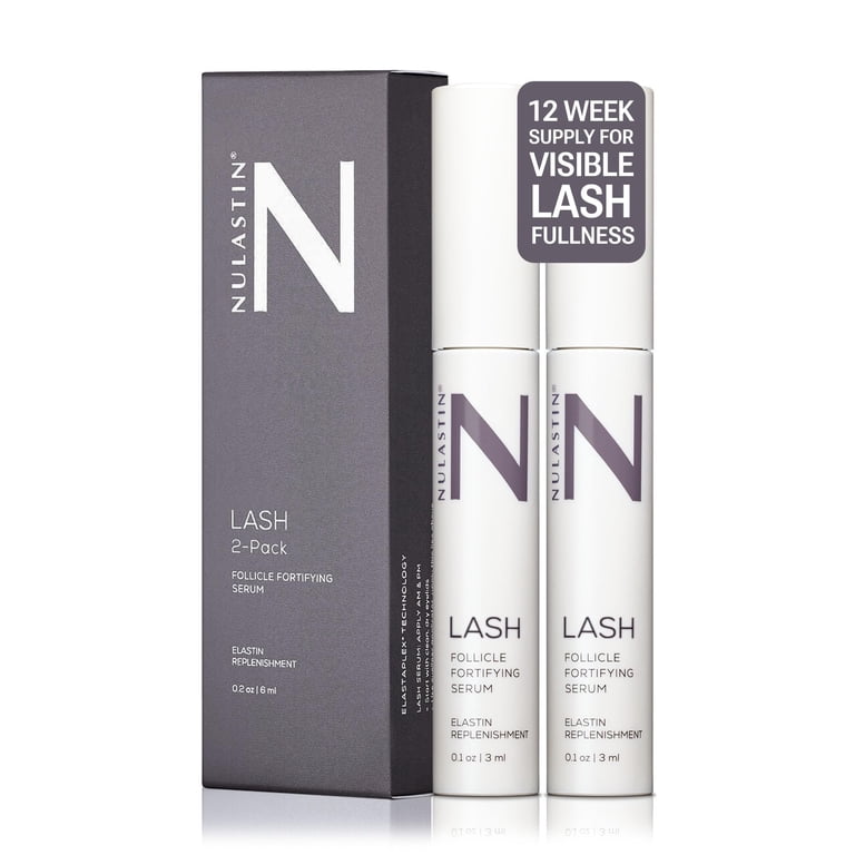 NULASTIN Eyelash Serum, 2 Pack, Thicker-Looking Lashes - Walmart.com