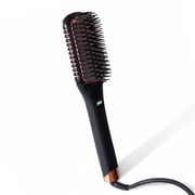 NuMe Straightening Heat Brush - Hair Styling Tool for Smooth, Frizz-Free Hair