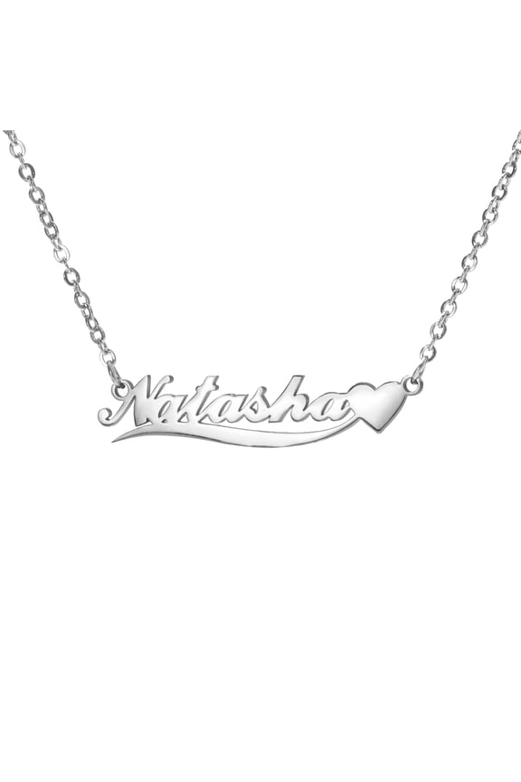 Personalized Name Necklace,Custom Name Necklace Stainless Steel Jewelry Custom Unicorn Necklace Women Customized Gift for Her Gold/Silver/Rose Gold