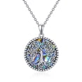 thumbnail image 1 of NUNCAD Tree of Life Necklace for Women 925 Sterling Silver Necklace Abalone Shell Pendant Necklace, 1 of 5