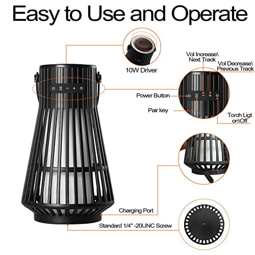 Multilink Flame Speakers 10W Outdoor Bluetooth Surround Sound