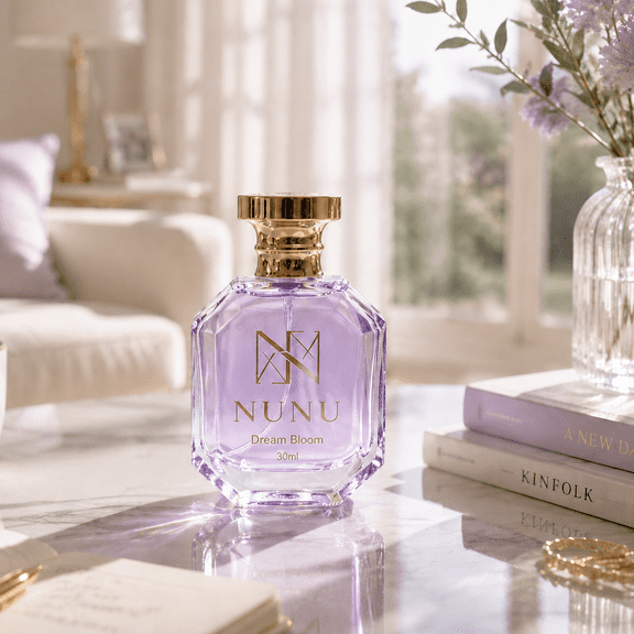 NUNU PARFUM Dream Bloom Eau de Parfum for Women, Lychee, Peony & Patchouli, Long Lasting, Date Night & Weekend Wear, 1.7 fl oz (50 mL)