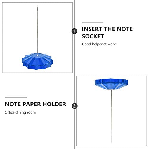 NUOBESTY Paper Memo Holder 2 Pcs, Menu Summons Forks Metal - View #2