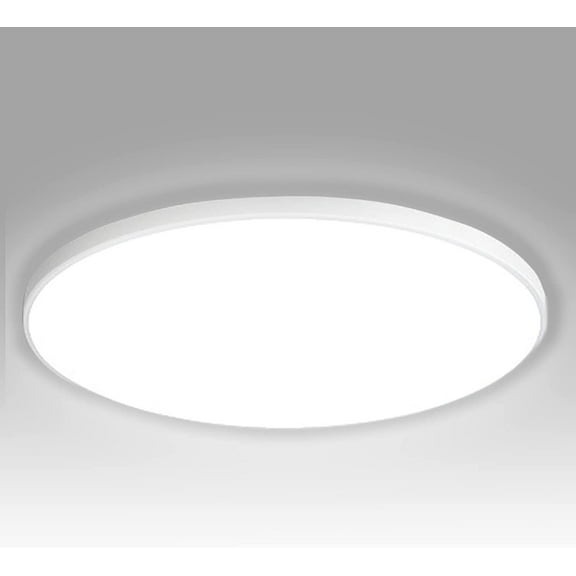 NUODIFAN Bathroom Light,18W 1800LM Bathroom Lights Ceiling,100W Equivalent,Waterproof IP65,6500K Daylight White,Dome,Modern,Flush Ceiling Light for Kitchen,Bulkhead,Toilet,Bedroom,Living Room,23cm