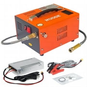 NUOGE Pcp Air Compressor,4500Psi 30Mpa Powered by Car 12V DC or Home 110V AC W/Converter
