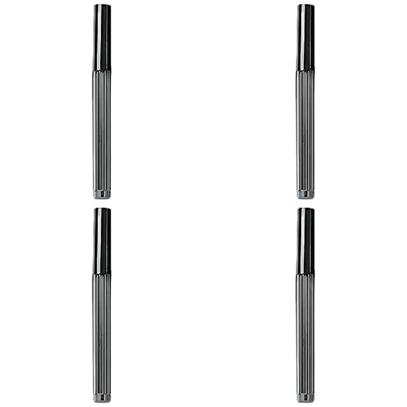 NUOKO 4Pcs 2.0MM Thick Lead Mechanical Pencil, Metal Ribbed Grip Heavy Duty Drafting Mechanical Pencils for Sketching, Writing, Drawing & S-chool Draft Work