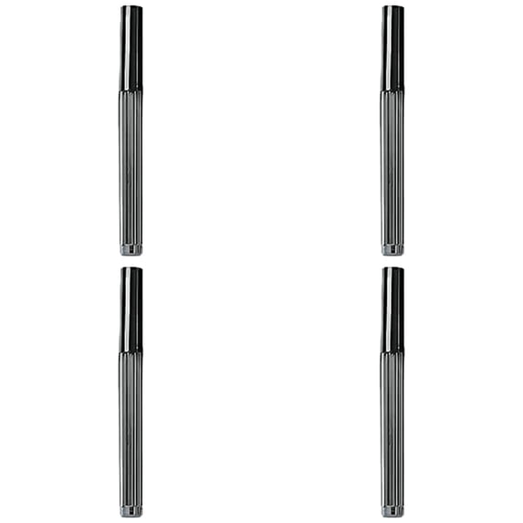 NUOKO 4Pcs 2.0MM Thick Lead Mechanical Pencil, Metal Ribbed Grip Heavy Duty Drafting Mechanical Pencils for Sketching, Writing, Drawing & S-chool Draft Work