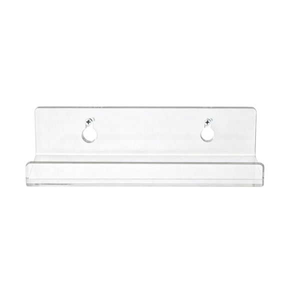 NUOKO Acrylic Album Holder 4-inch, Clear Vinyl Record Shelf Wall Mount, Vinyl Record Shelf Stand, Easy To Use Wall Screws