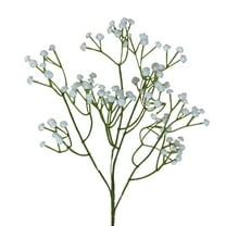 NUOKO Artificial Gypsophila Bouquet,Faux Baby’s Breath Floral Arrangement,Lifelike Silk Gypsophila Sprig,Perfect for Home,Living Room,Bedroom,Valentine’s Day Decor White