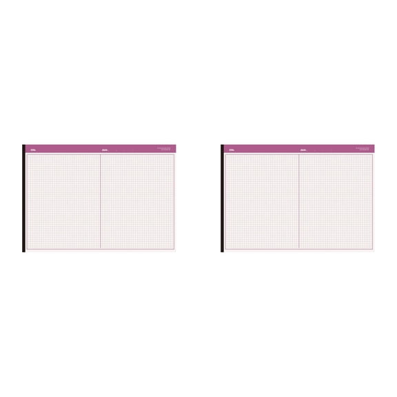 NUOKO B5 Tear Off Undated Weekly Planner, 9.8×6.8in Horizontal Grid Desk Notepad, Large Thick Smooth Grid Paper Weekly Notebook for Office Home Study