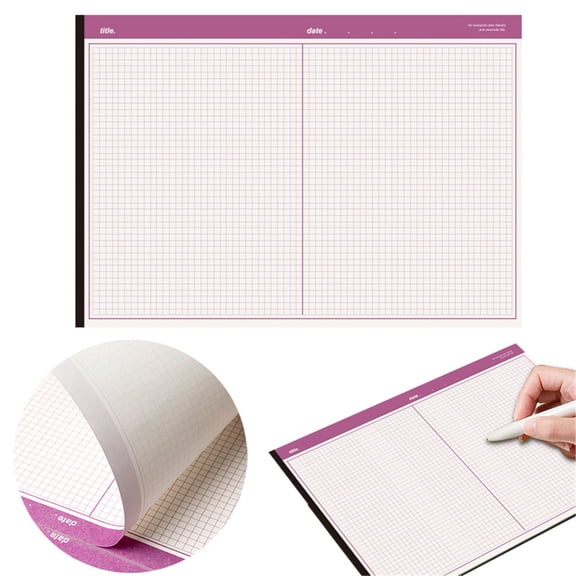 NUOKO Blueline Ruled Paper Refill Sheets for All Notebooks and Planners, White/blue Sheets, Undated Lined Pages with Additional Edge Space for Organization