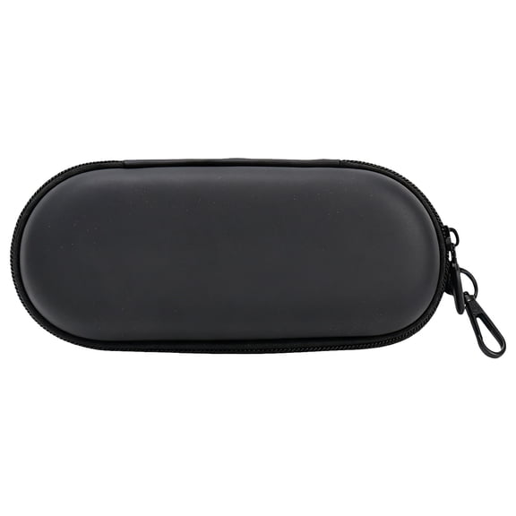 NUOKO Double Glasses Case,Dual Eyeglasses & Sunglasses Organizer with Clip Zipper Closure for Travel with Cleaning Cloth
