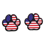 NUOKO Earrings 4th Of July Acrylic Earrings Patriotic Red White Blue American Flag Star Dangle Glitter Earrings Independence Memorial Day Jewelry Accessories For Women Girls Gift