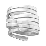 NUOKO Finger Ring Favorite Jewelry Rings, Silver JewelryLarge Silver Wrap Ring Wedding Engagement Jewelry Gifts Size 5/6/7/8/9/10/11/12