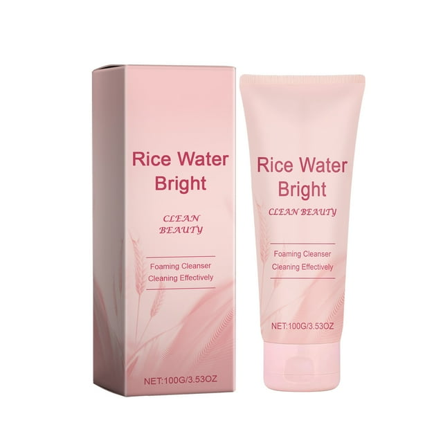 NUOKO Rice Water Foaming Facial Cleanser With Ceramide Gentle Wash For