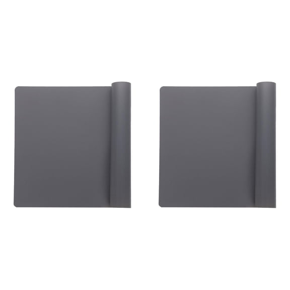 NUOKO Silicone Crafting Mats, Silicone Mat for Crafts, Large Heat Resistant Sheet for Jewelry Casting Molds, Epoxy Resin, Painting, Counter Table Protector, Placemat, Dark Gray