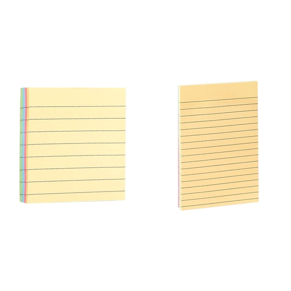 NUOKO Sticky Notes Self-Adhesive Memo Pad Portable for Office Home Use Large and Small Sizes Easy to Use