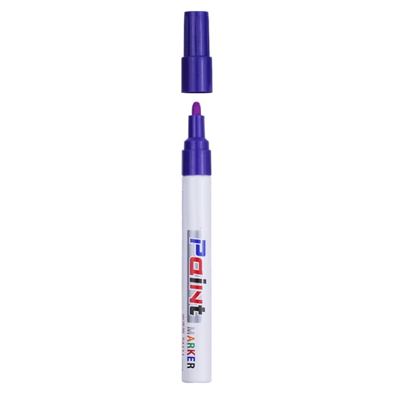 NUOKO Waterproof and Non Fading Industrial Touch up Paint Marker Pens, Oil-Based Paint Markers Waterproof Quick Dry Permanent Paint Pen for Rocks Painting, Wood, Fabric, Plastic, Canvas, Glass