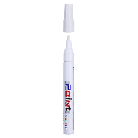 NUOKO Waterproof and Non Fading Industrial Touch up Paint Marker Pens, Oil-Based Paint Markers Waterproof Quick Dry Permanent Paint Pen for Rocks Painting, Wood, Fabric, Plastic, Canvas, Glass
