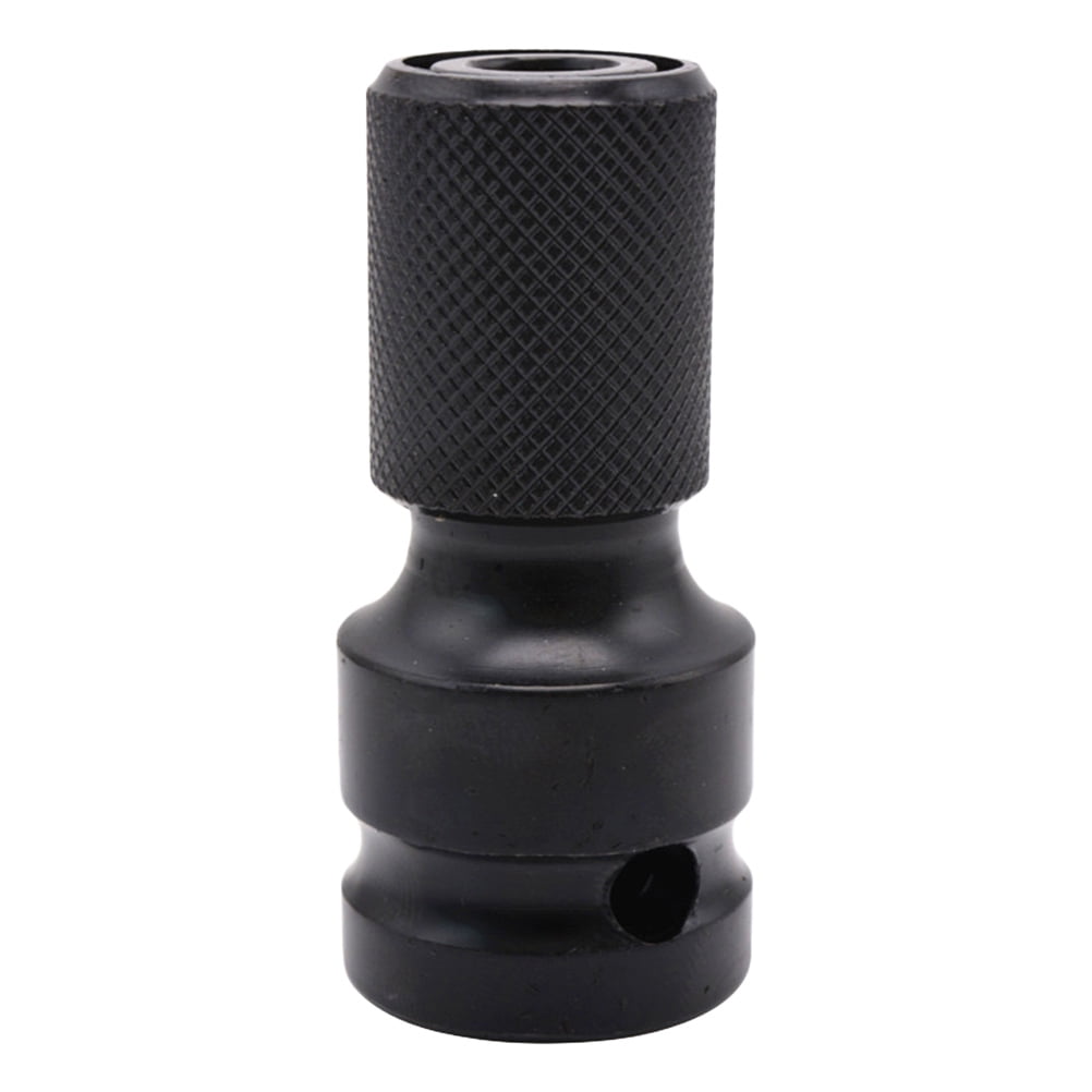 NUOLUX 1/2" Drive to 1/4" Hex Drill Converter Quick Release Chuck For