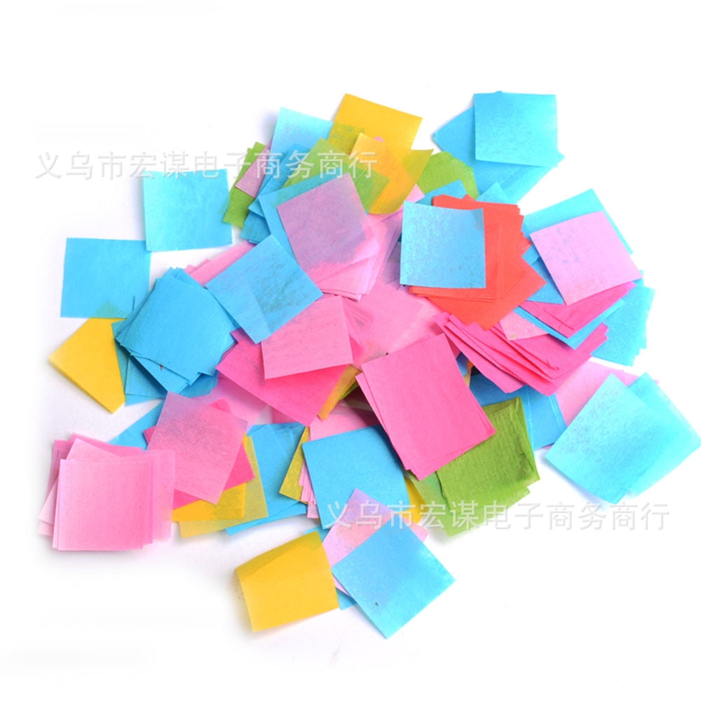NUOLUX 1 Bag Tissue Paper Squares Party Square Confetti Decorative Paper Craft Diy Supply